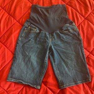 Maternity Denim Shorts